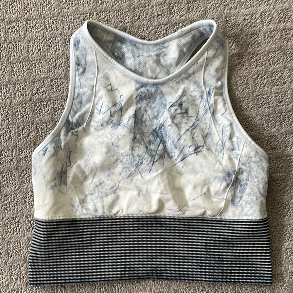 Lululemon High Neck Longline Sports Bra